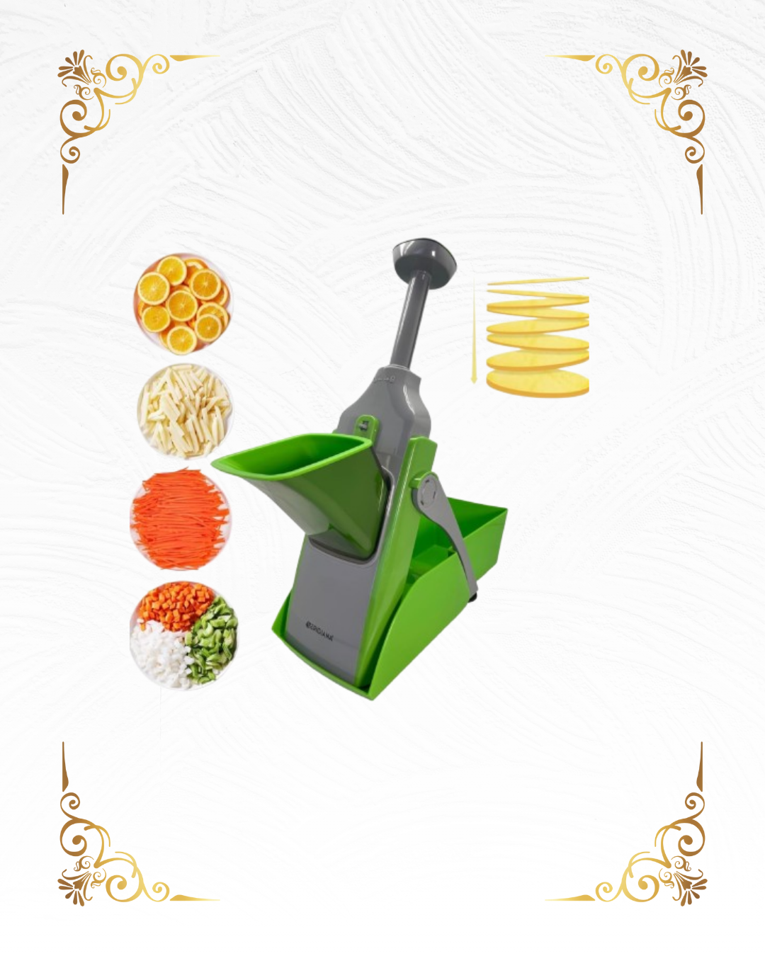 Affettatrice REGOLABILE Spessore regolabile e taglio julienne Patate Cipolla taglia pomodori Chopper Kitchen taglia patate mandolina per verdure professionale