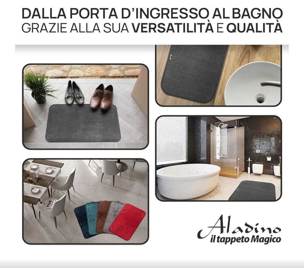 Tappeto Magico Aladino - Zerbino Assorbente Antiscivolo Lavabile