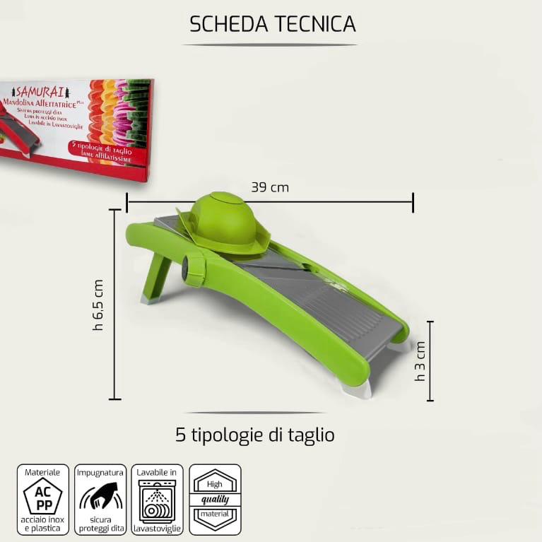 Mandolina in acciaio inox