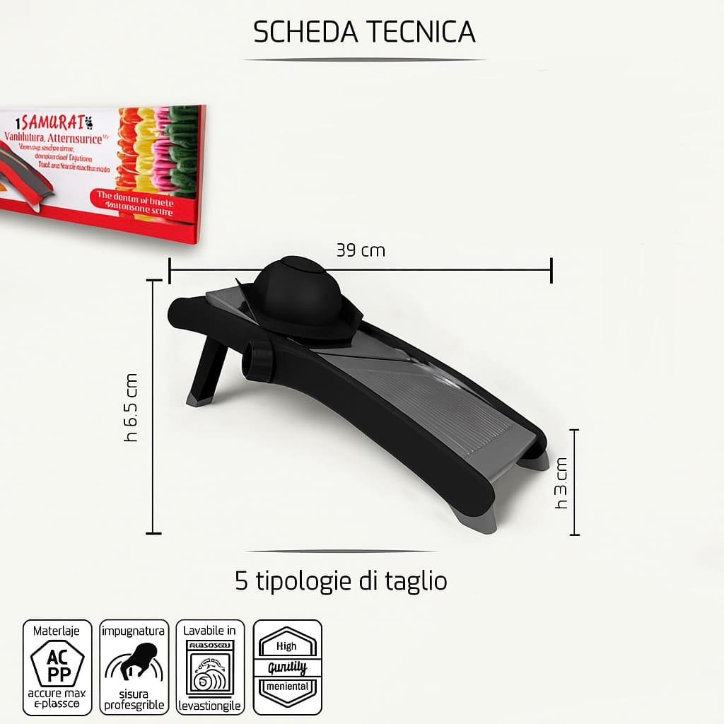 Mandolina in acciaio inox